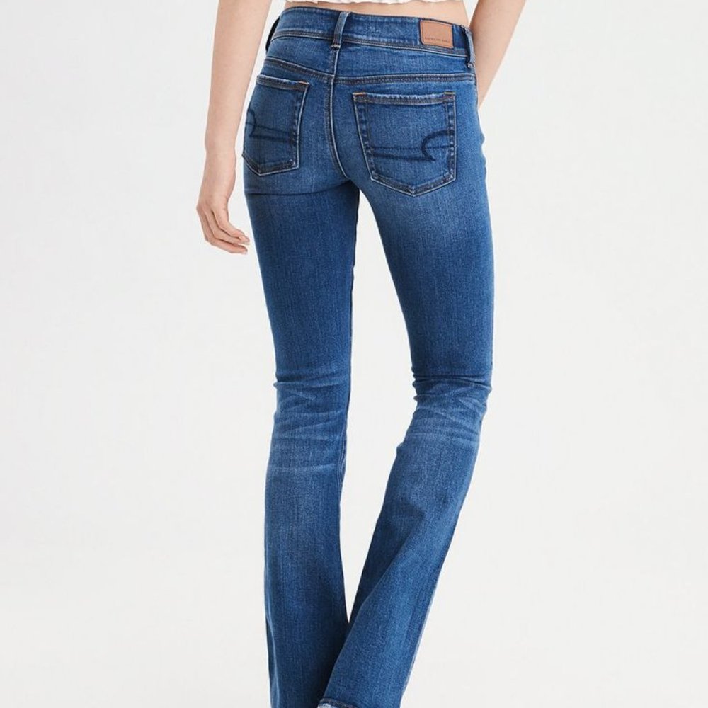 American Eagle low rise  boot cut jeans